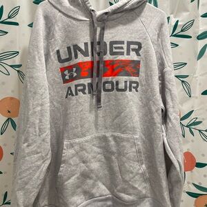 Under Armour Gray and Red Men's Hoodie